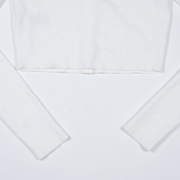 Aritzia Sunday Best Izzy 2XS cropped white sweater NWT - Picture 7 of 8